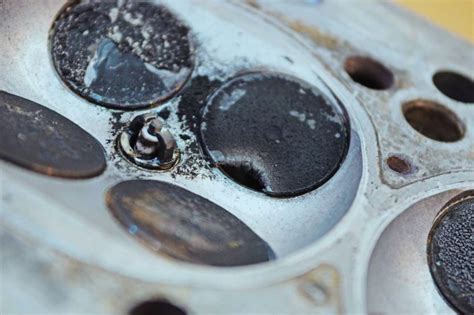 compression test can identify a burned valve|cylinder valve burned.